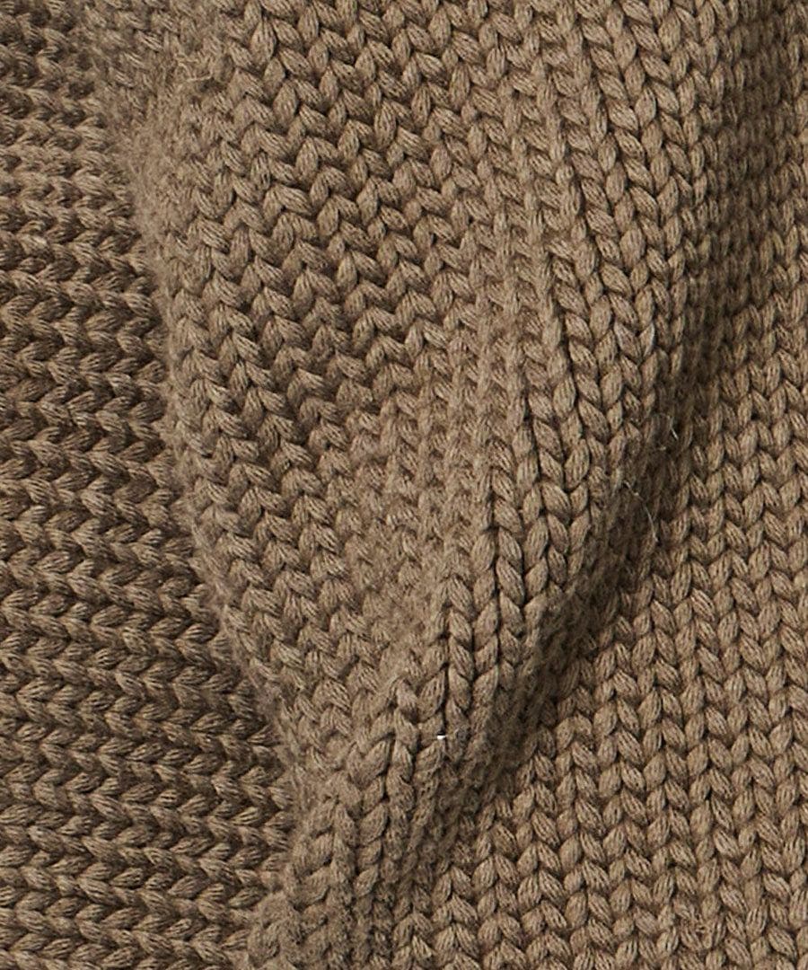 ダブルスタンダード スターモチーフニットセーター カーキ