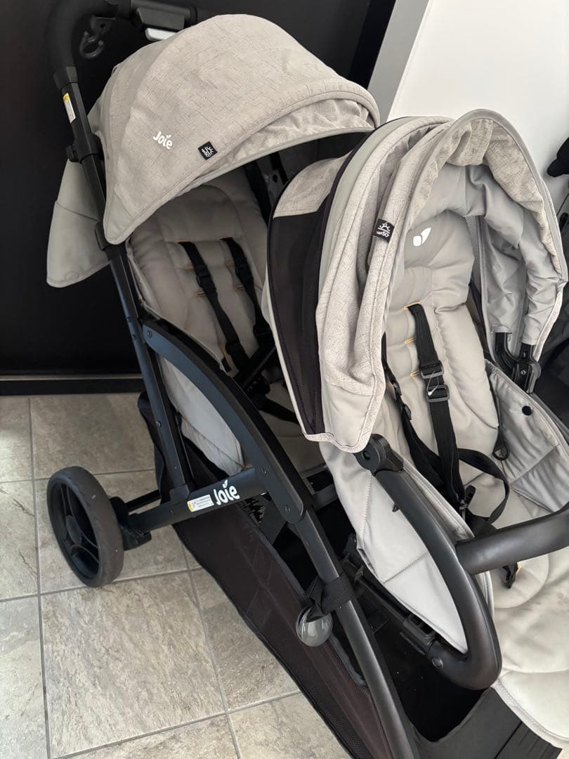 Joie ダブルベビーカー グレー　katoji Evalite Duo