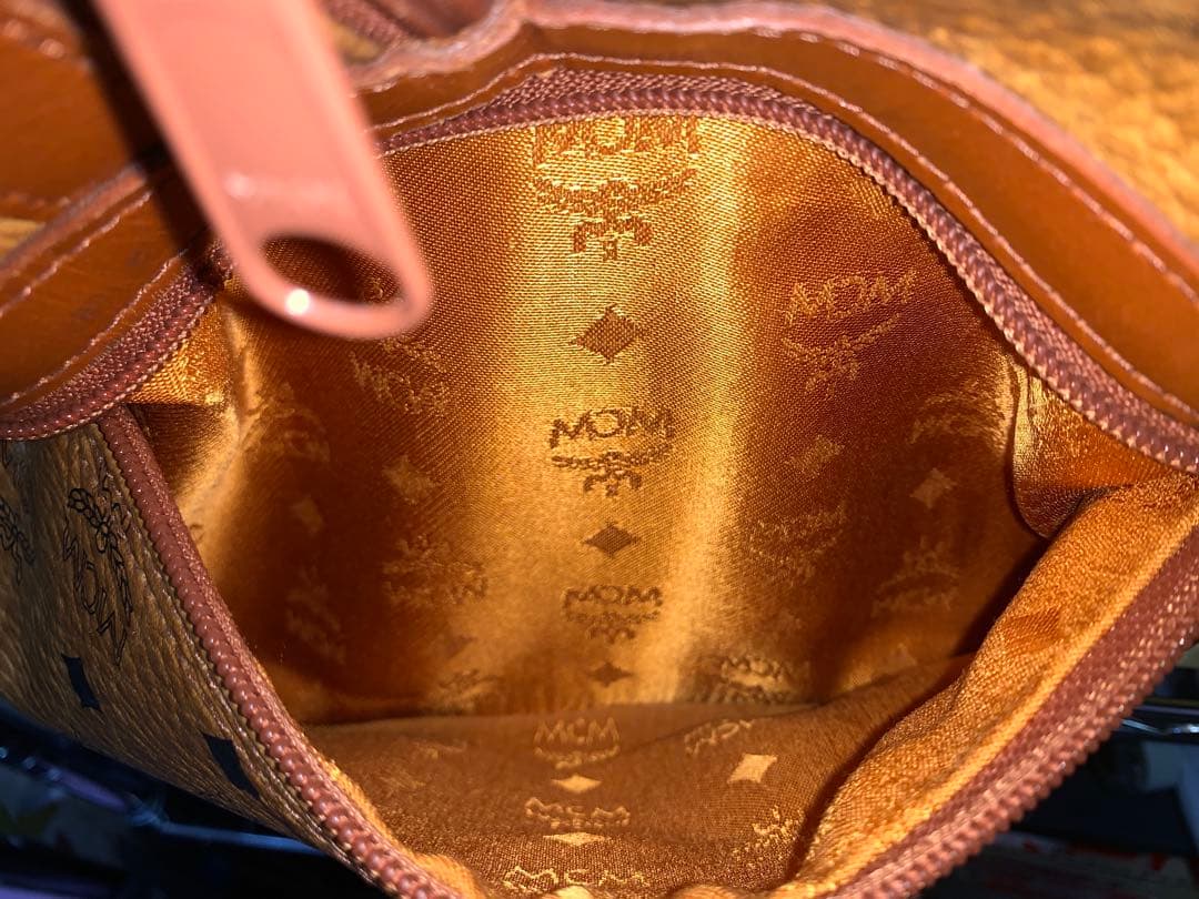 【中古】MCM 大型ボストンバッグ ショルダーストラップ欠品