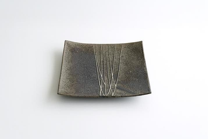 新品　奥田章　トクサ 角皿（L）4枚