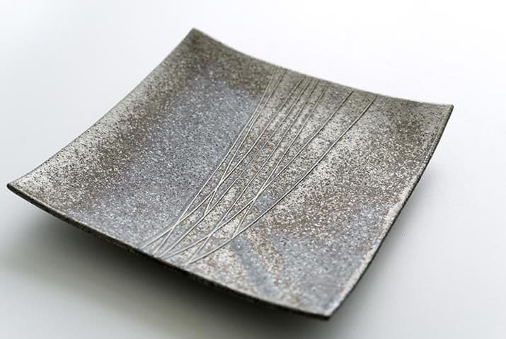 新品　奥田章　トクサ 角皿（L）4枚