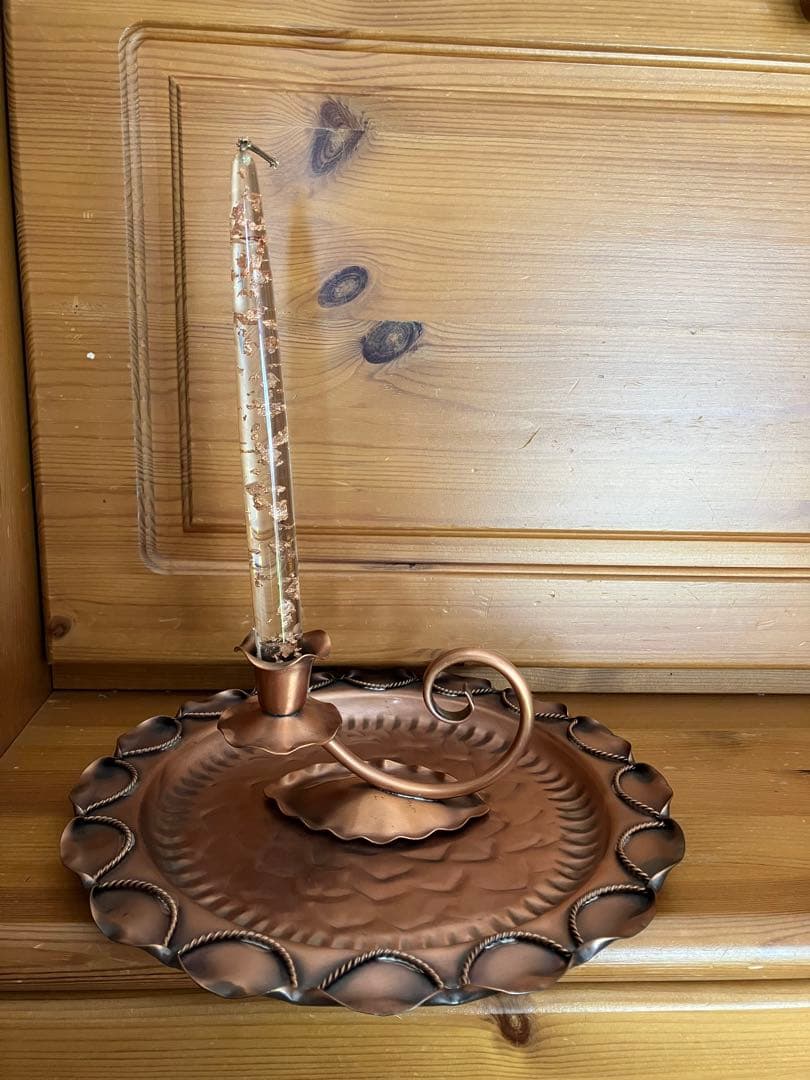 置物 GregorianCopper CandleHolder ServingTray