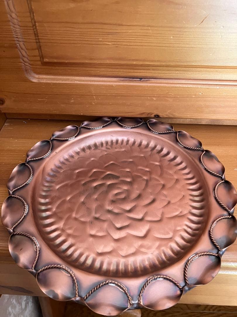 置物 GregorianCopper CandleHolder ServingTray