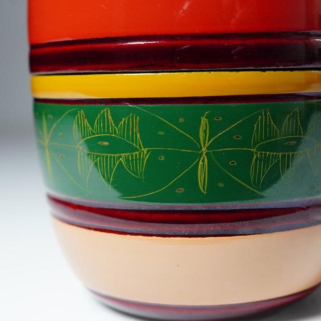 関翠雲　独楽塗沈金彫り中棗・香合揃　共箱　茶道具　茶器　漆器