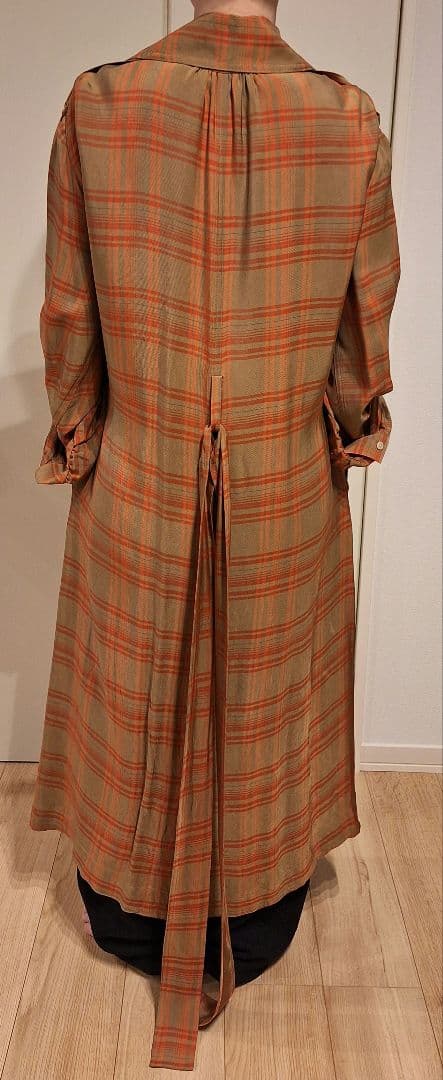 美品　定価11万FUMIKAUCHIDASCARFCOLLARDRESSCOAT