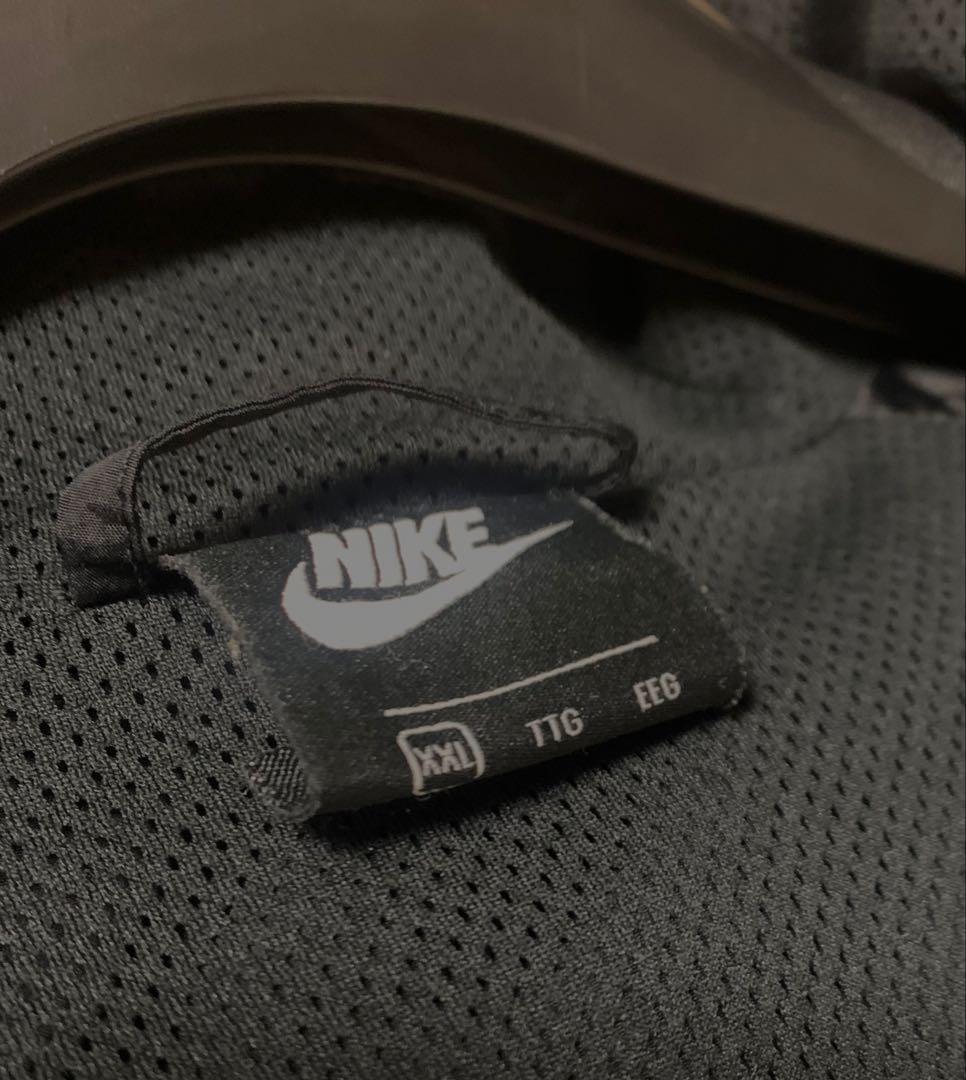 ナイキ プルオーバー アノラック パーカー ナイロンジャケットxxl 黒 ゴルフ