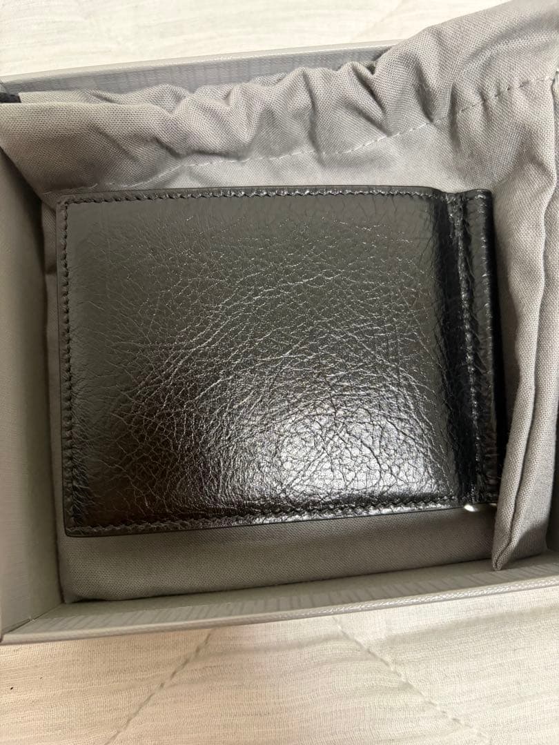 BALENCIAGA モナコレザー　マネークリップ