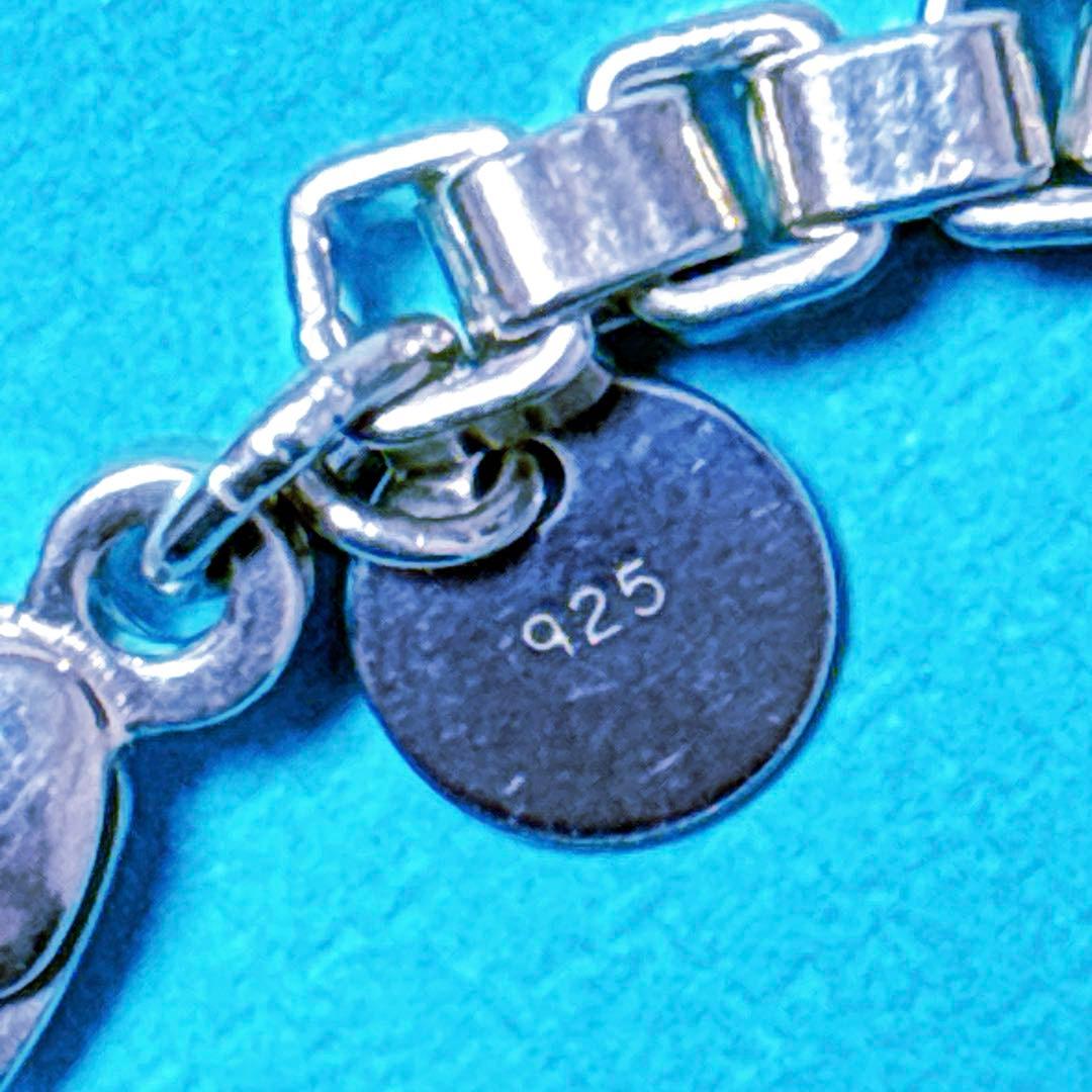 【美品】18.7cm ティファニー ベネチアン ブレスレット シルバー925