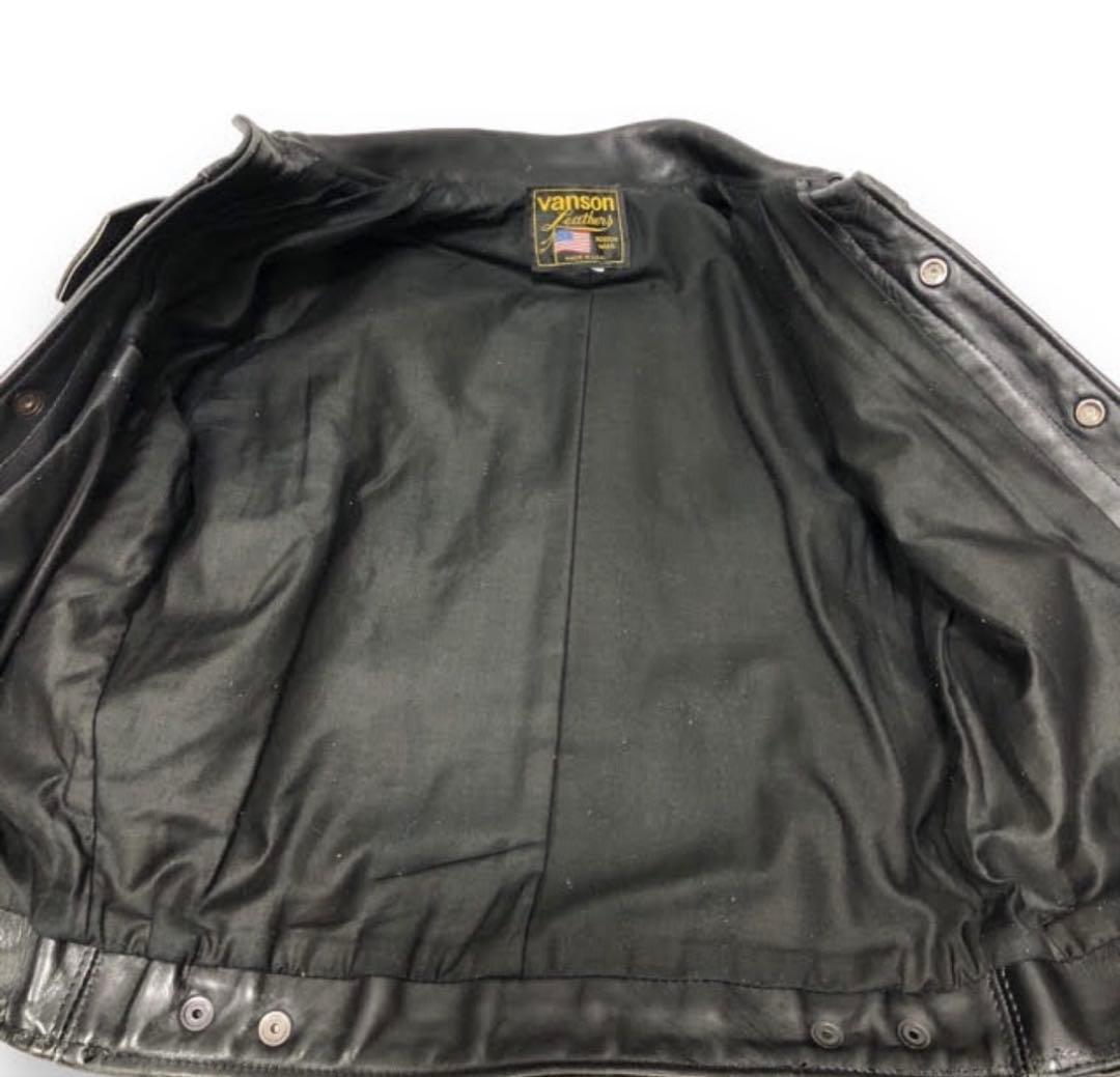 vanson バンソン トラッカーレザージャケット DJCB 3rd