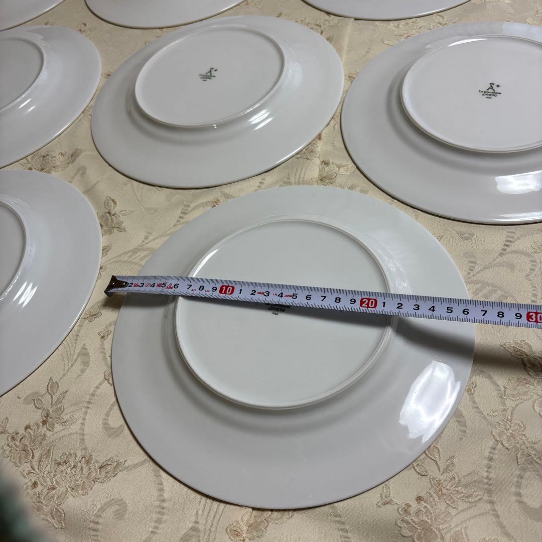 【ホテル仕様の大皿】イタリア アンカップ社製 皿 10枚セット 直径約26cm
