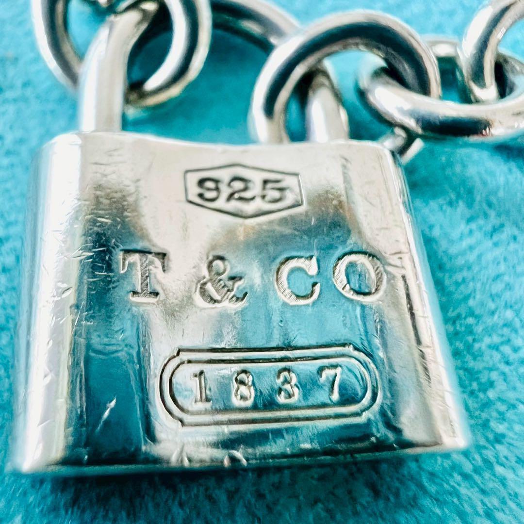 希少✨ティファニー　ブレスレット　カデナ　ロック　鍵　キー