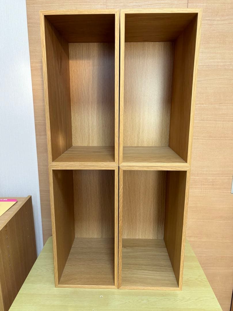 無印良品　スタッキングチェスト　ハーフオープン