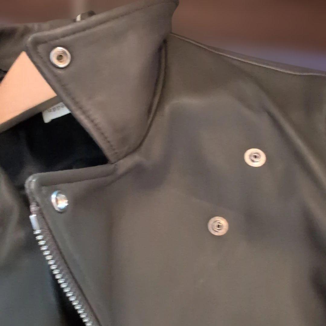 upper hights チャコールグレー レザーライダースジャケット　サイズ1