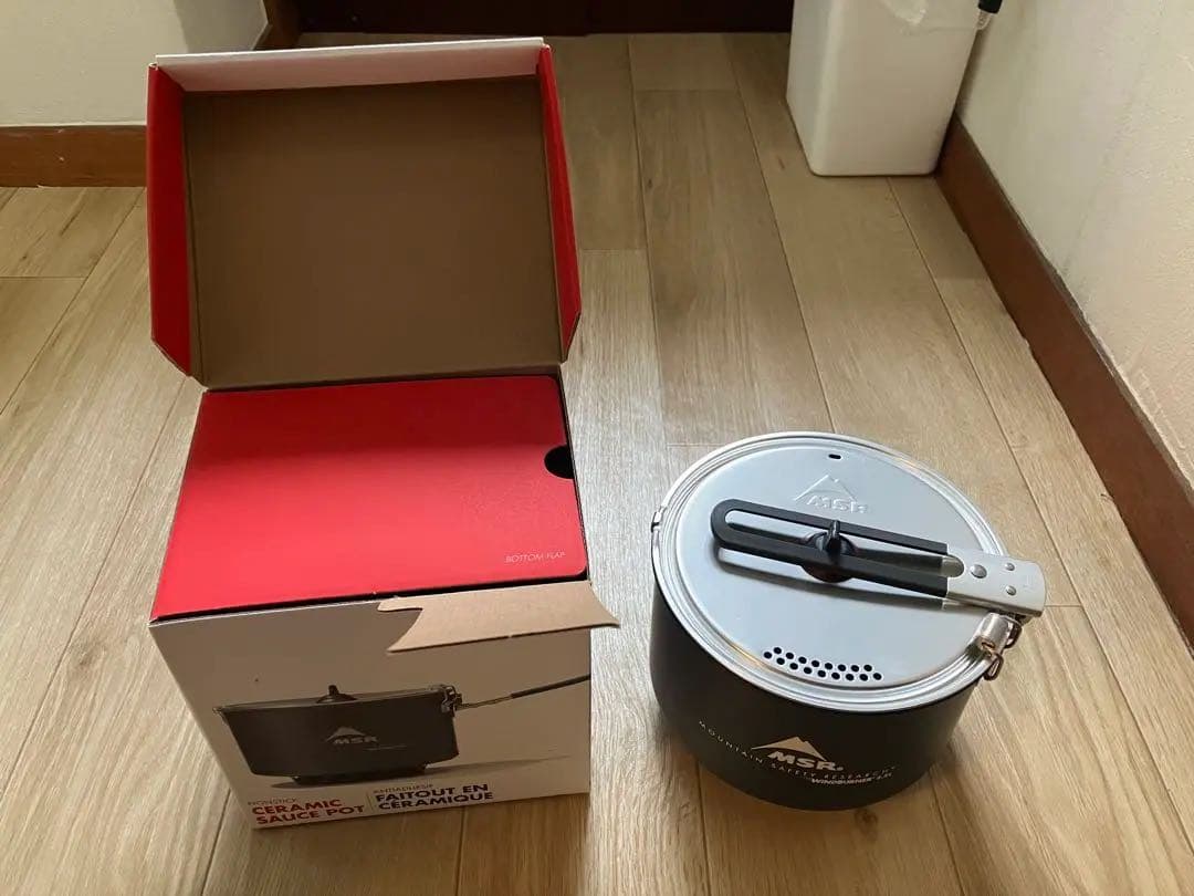 【新品未使用】MSR セラミックコーティングポット2.5L