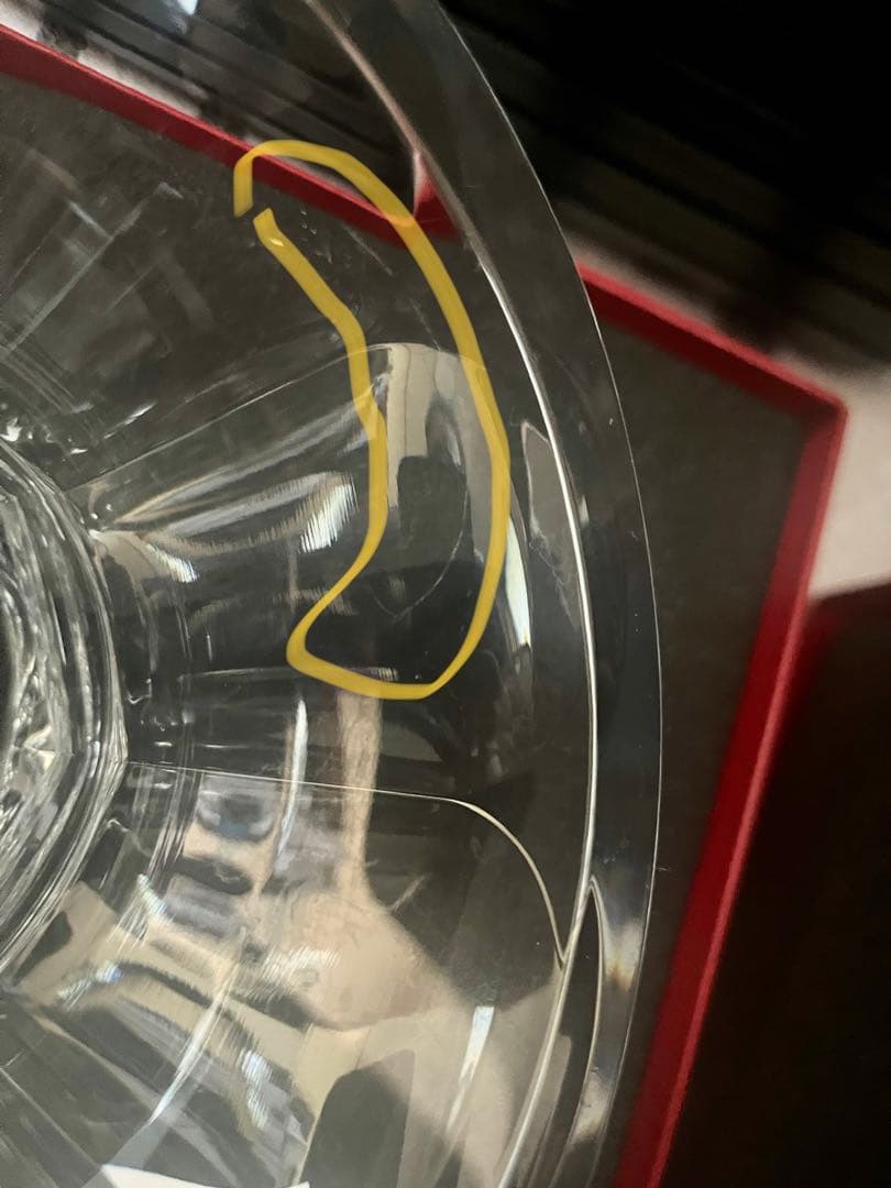 美品◎バカラ　アルクール花瓶　フラワーベース　箱付　バラスターベース　大型サイズ