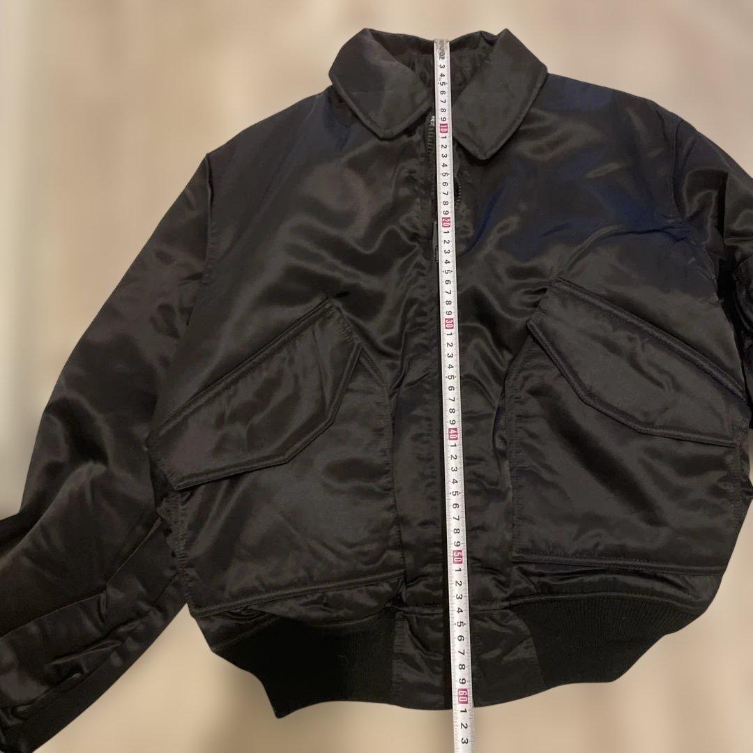 80s USA製 デッドストック CWU-45 ブラック SCOVILLジッパー