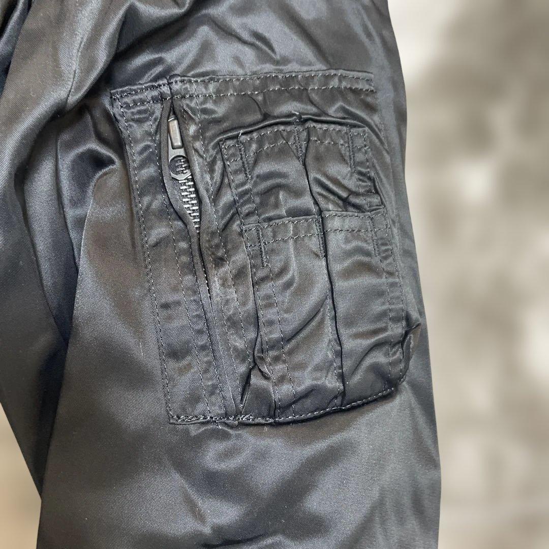 80s USA製 デッドストック CWU-45 ブラック SCOVILLジッパー