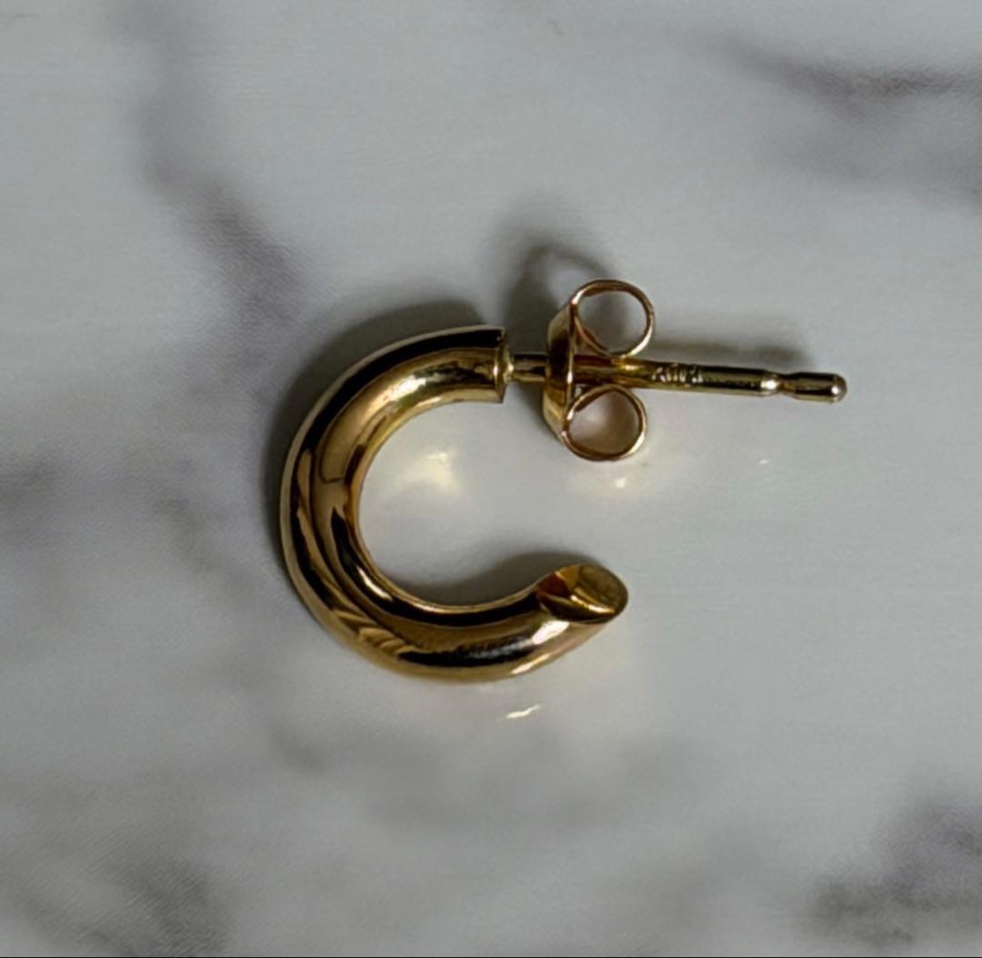 ウストラトンカチ CAREERING フープピアス k18 藤原ヒロシ