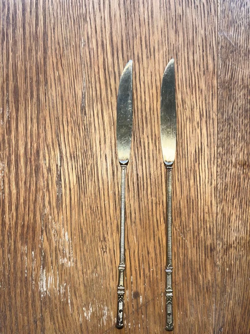 日渓美佐江 真鍮カトラリー デザートナイフ 2本セット