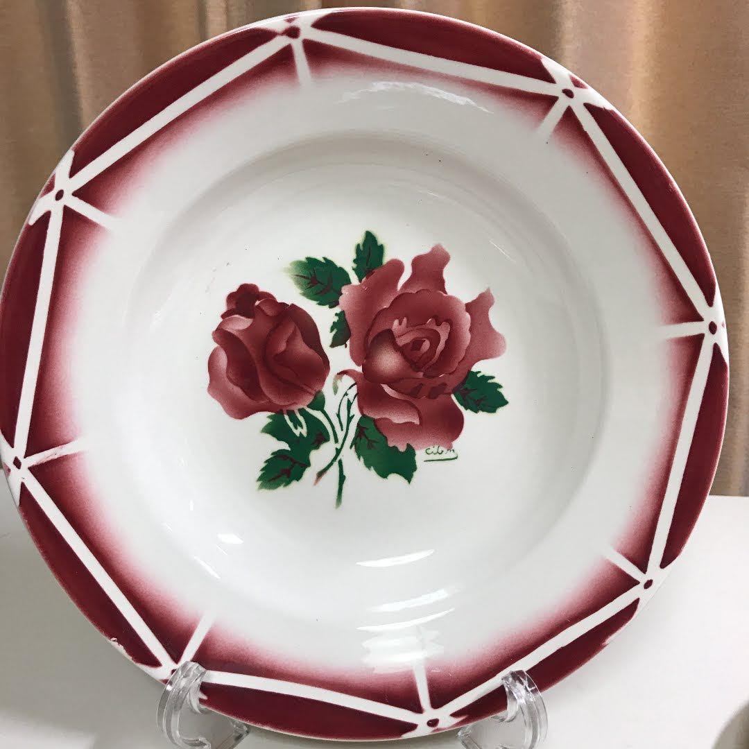 【井上仙望】フランス　アンティーク　サルグミンヌ　バラ　1920〜40年代