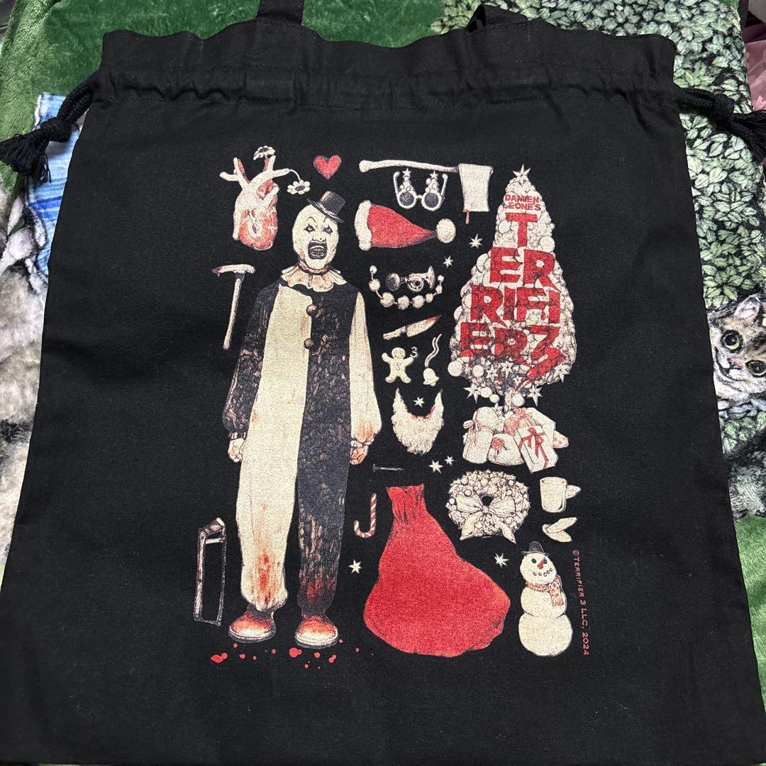 ヒグチユウコ　テリファー　黒巾着トート