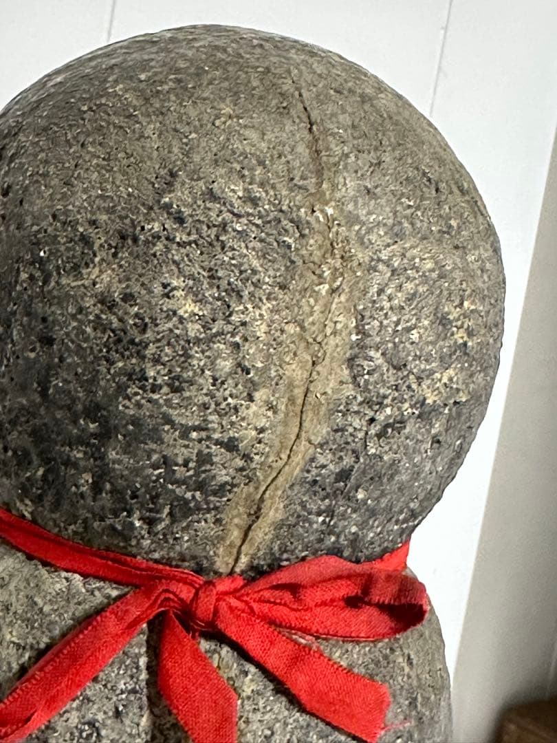 地蔵菩薩 置物 宝珠を持つお地蔵さま 28cm 石像 オブジェ 仏教 美術品