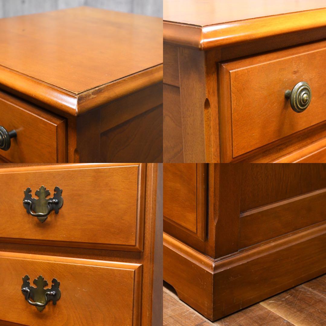 DLK97 横浜ダニエル ハイチェスト 樺桜 7段スリムチェスト トールチェスト