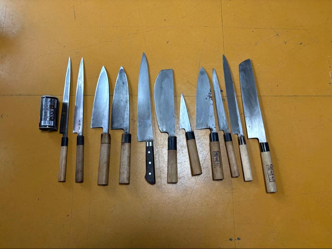 包丁　源直次　貞宗　國重　助廣　11本