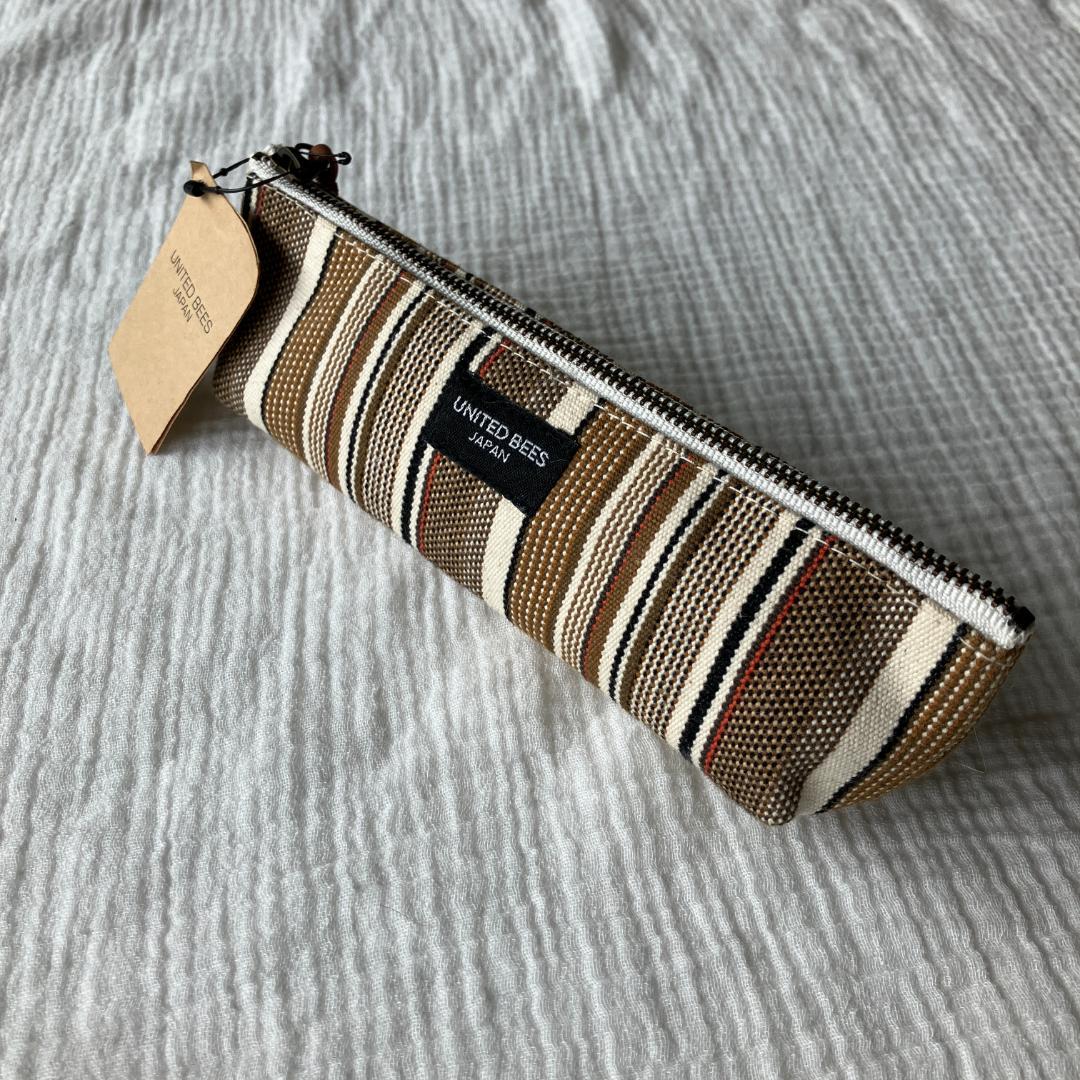 【絶版】UNITED BEES ボートペンケース　ストライプ 新品未使用　送料込