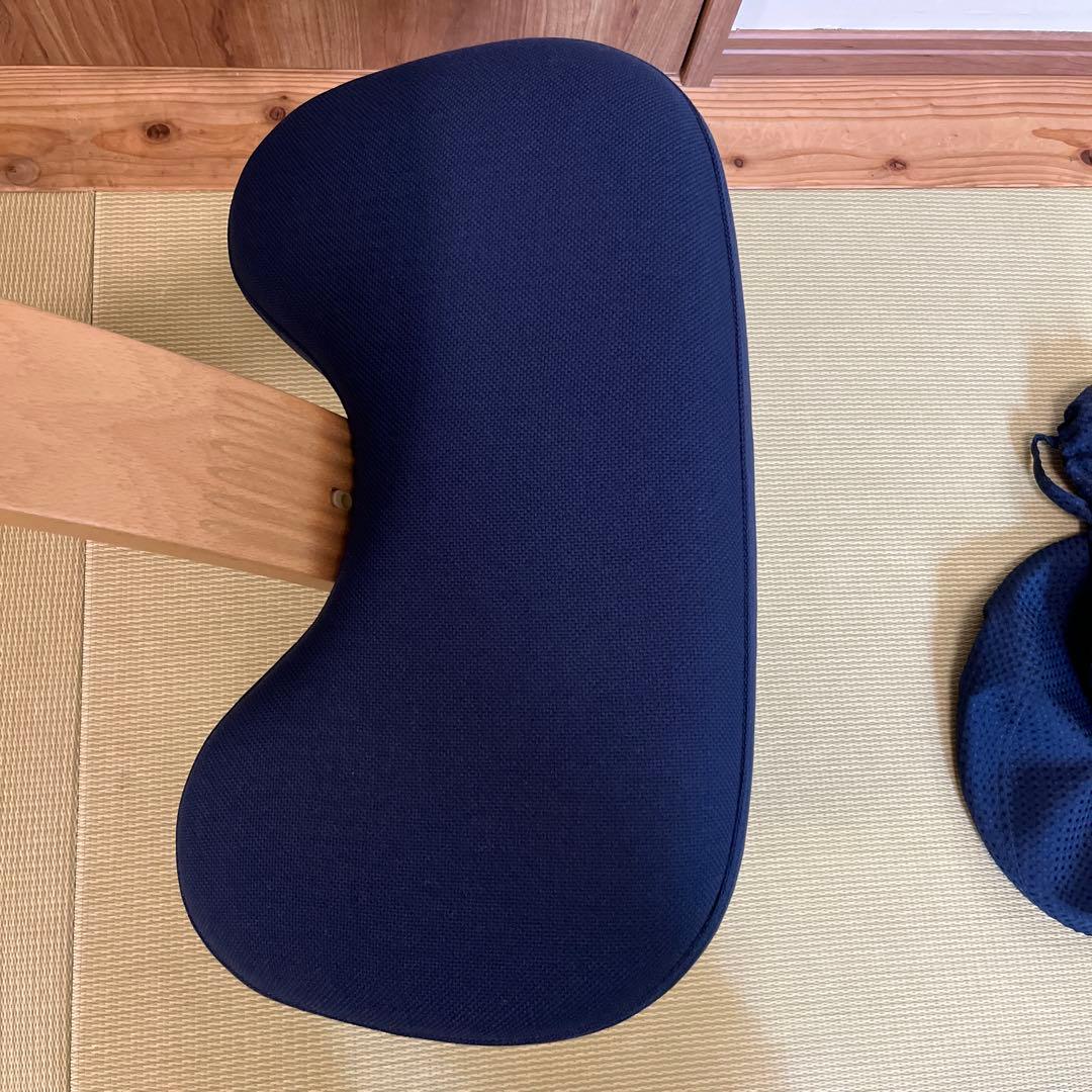 美品✨ サカモト　バランスイージー バランスチェア ネイビー 【カバー付】①