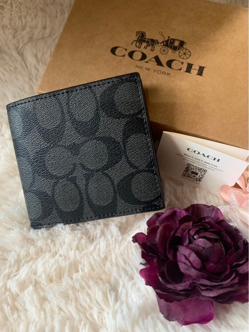 未使用☆2つ折り財布 メンズ バレンタイン