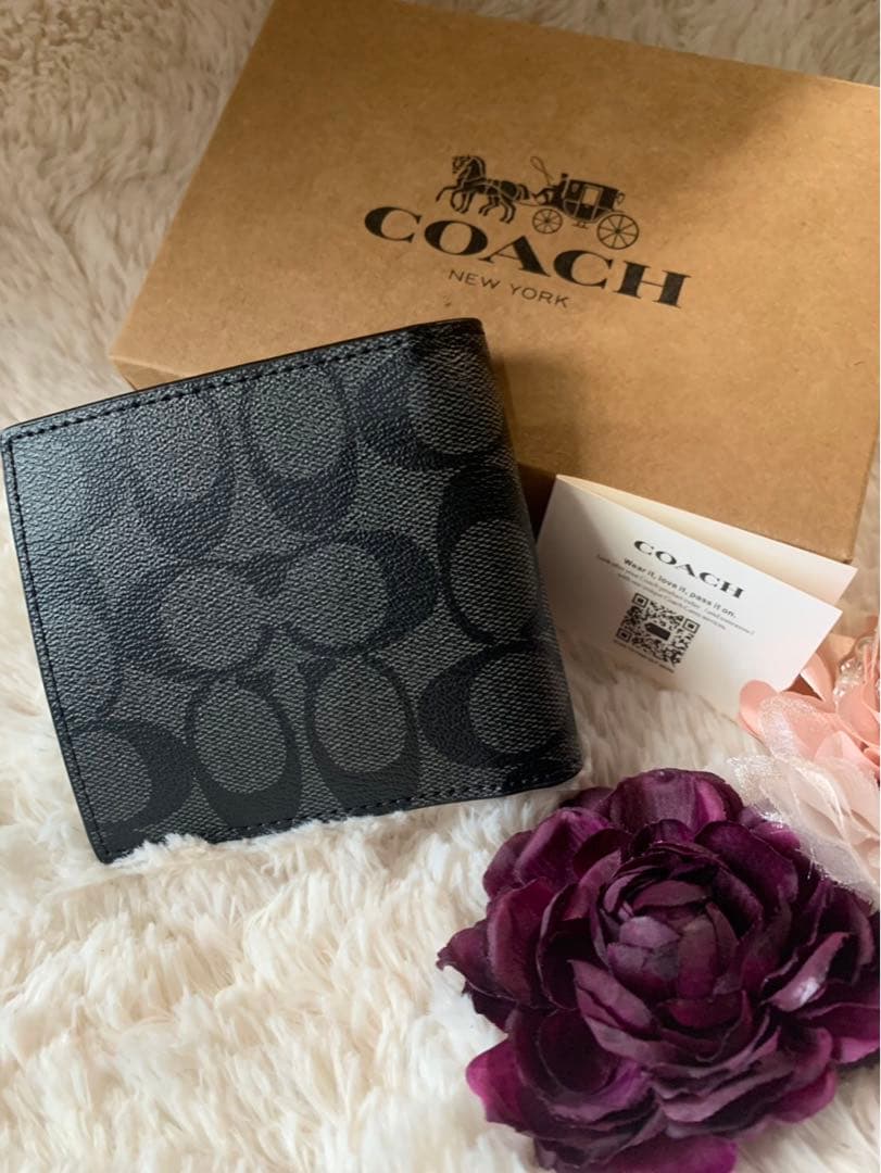 未使用☆2つ折り財布 メンズ バレンタイン