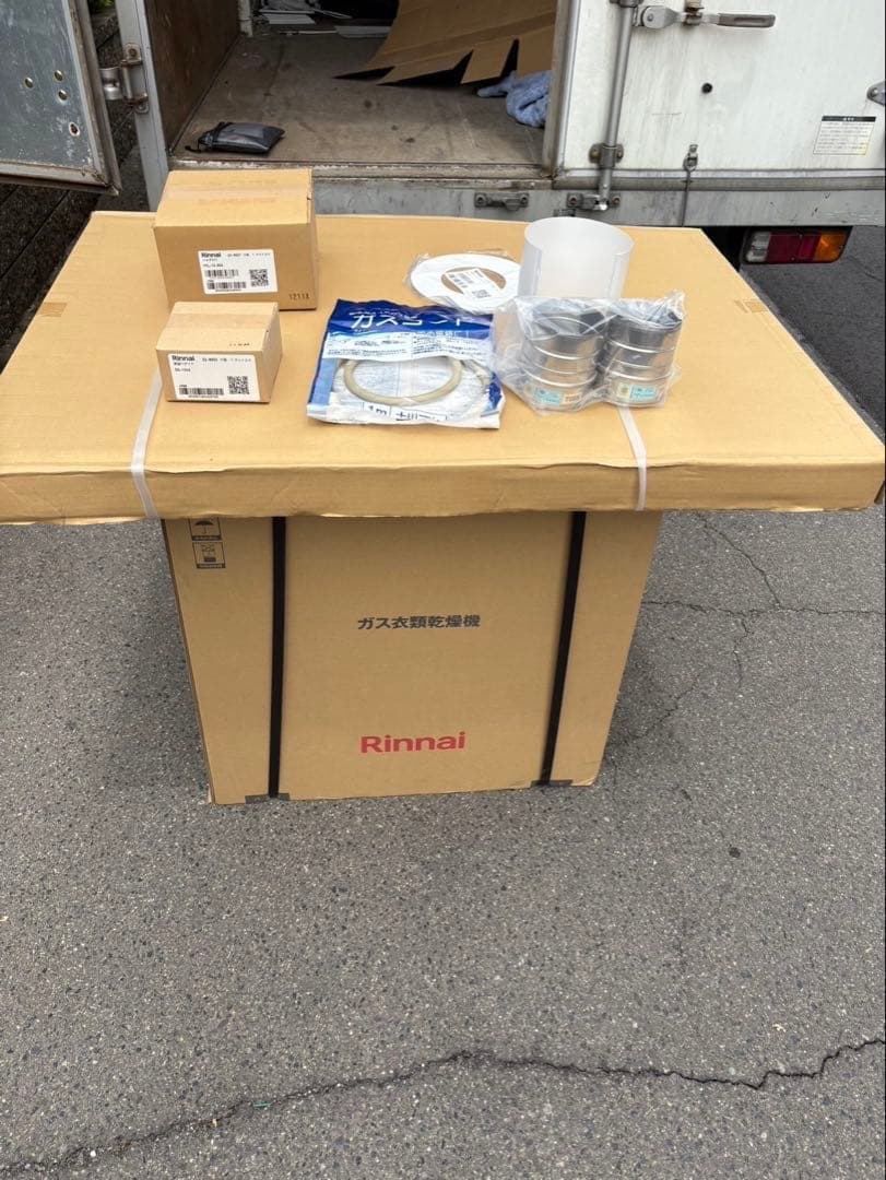 ☆【未使用】RDT-54S-SV ガス衣類乾燥機 専用台 付属品セット