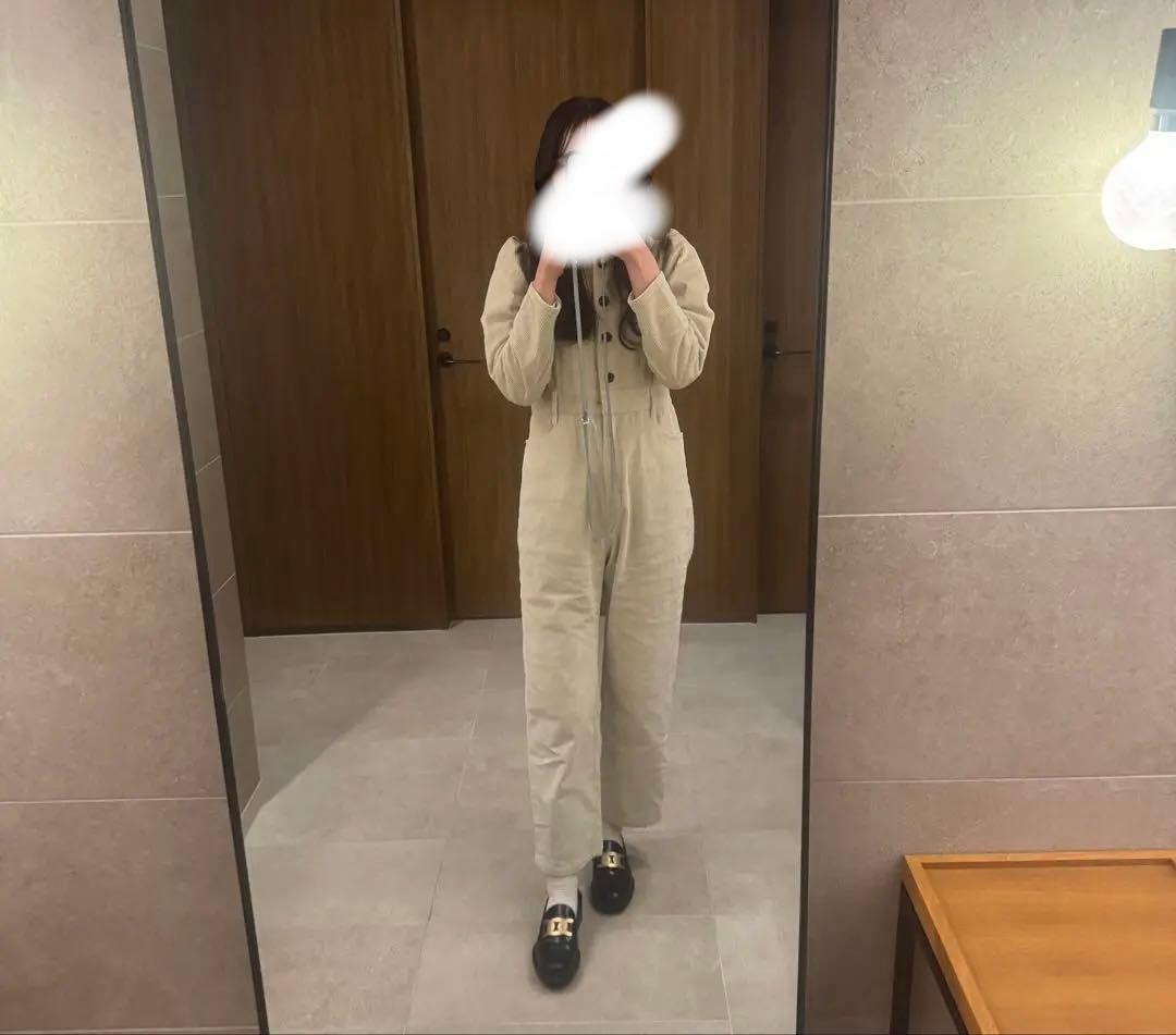 クラネ　CORDUROY JUMPSUIT