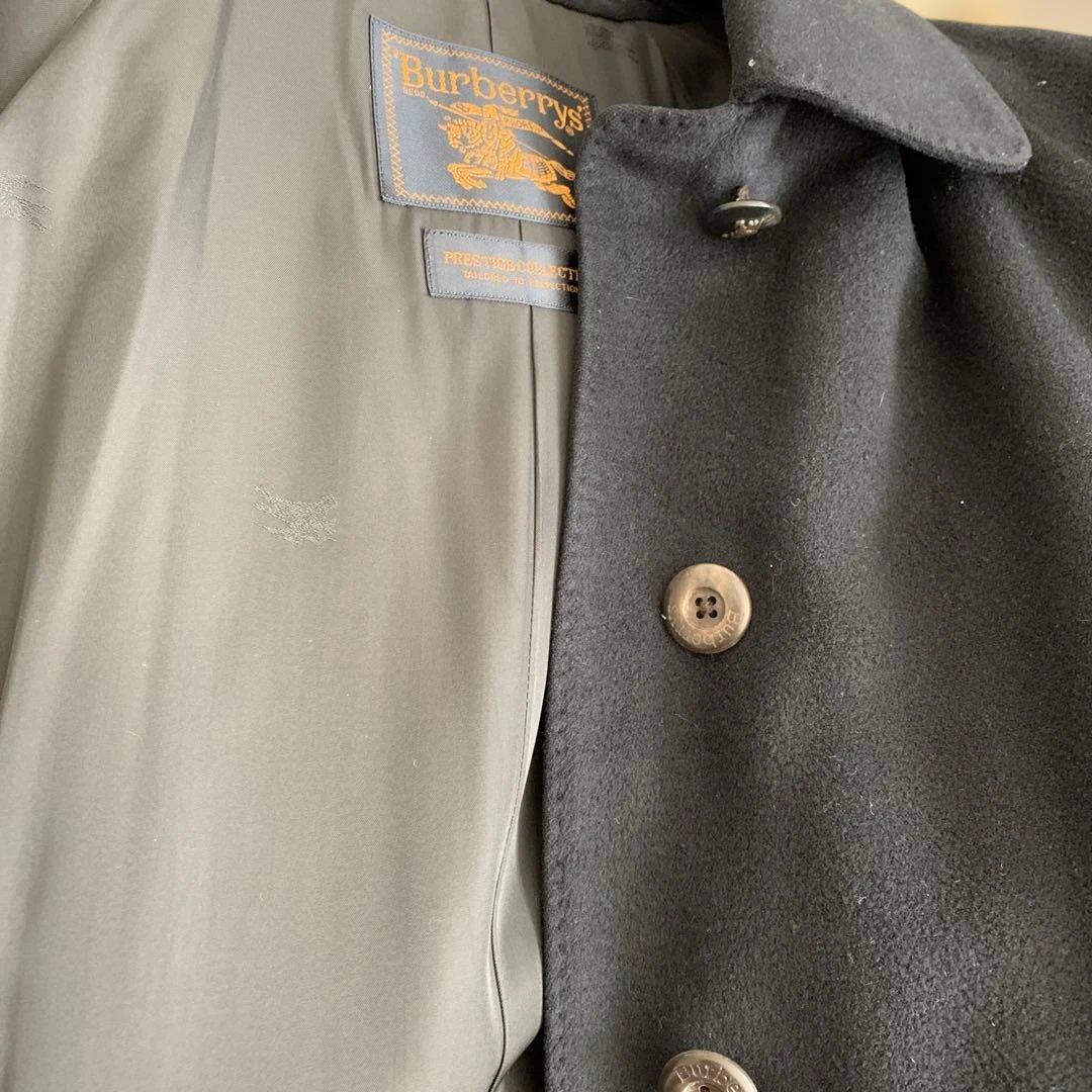 バーバリーロングコート　シルク100%