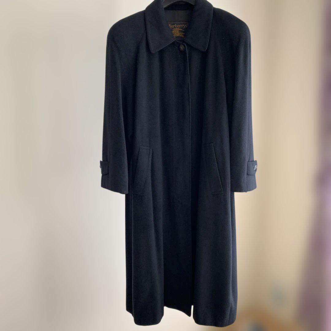 バーバリーロングコート　シルク100%