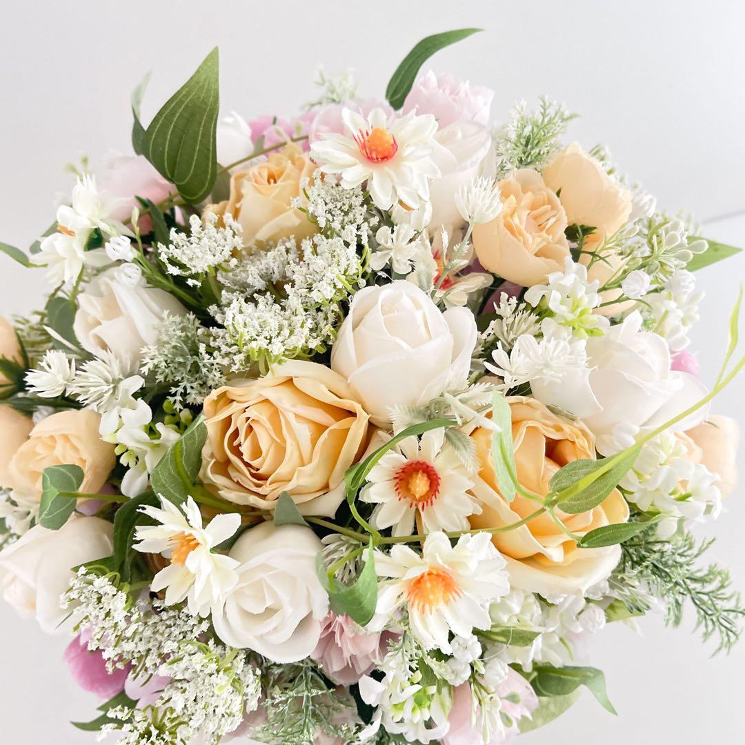 スプリングセレクト｜春待ちフラワーアレンジ ピンクローズの優しい春色フラワー