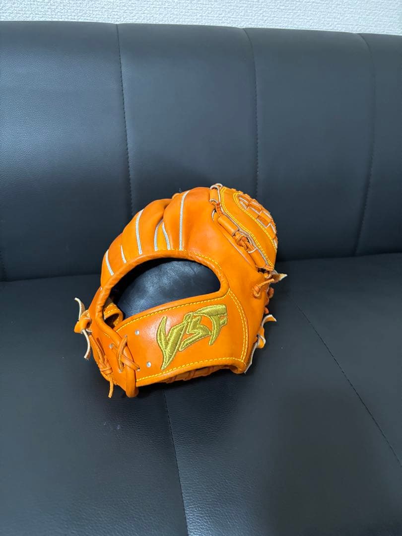 YSF硬式野球グローブ オレンジ　硬式内野