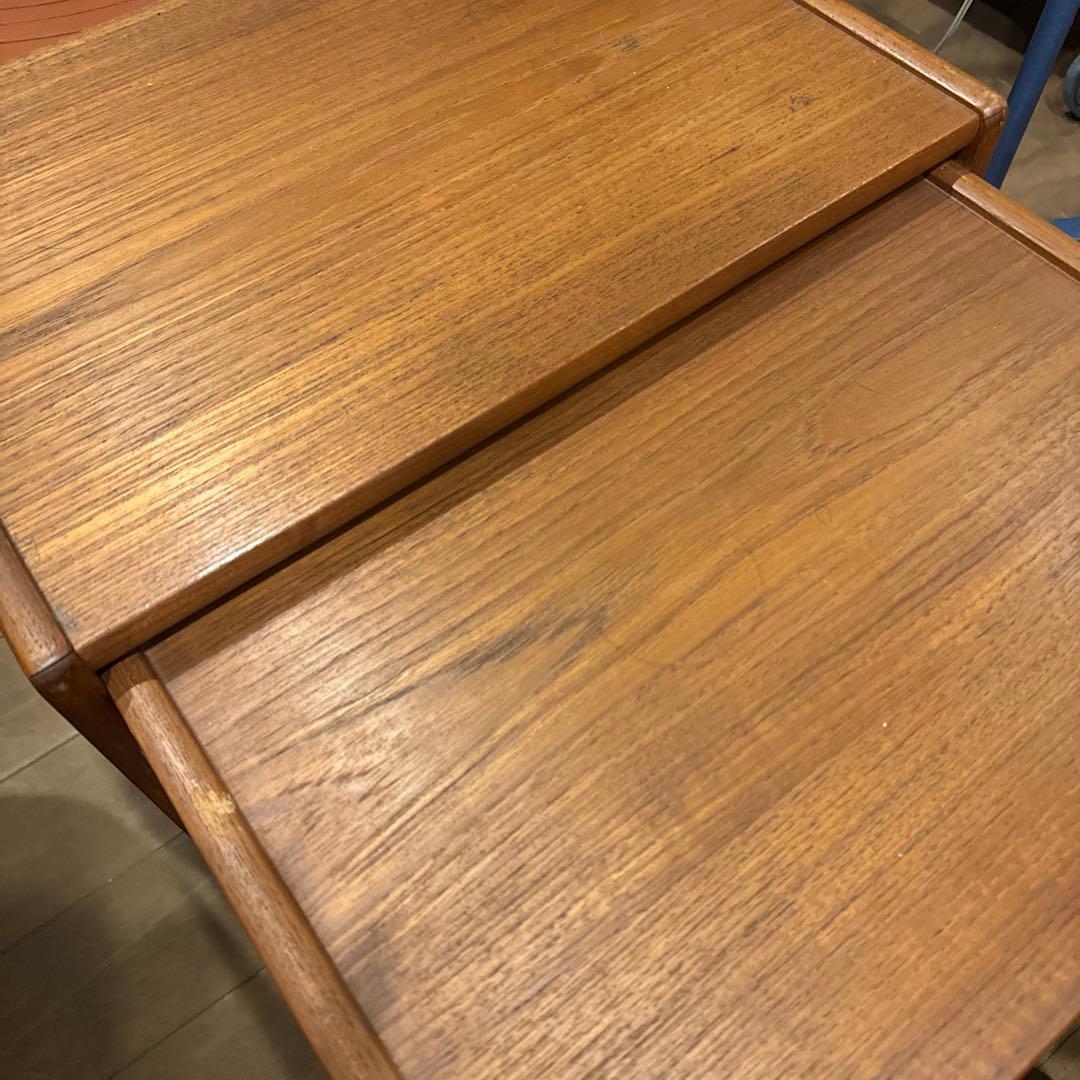 ネストテーブル チーク材 デンマーク製ヴィンテージ1960s
