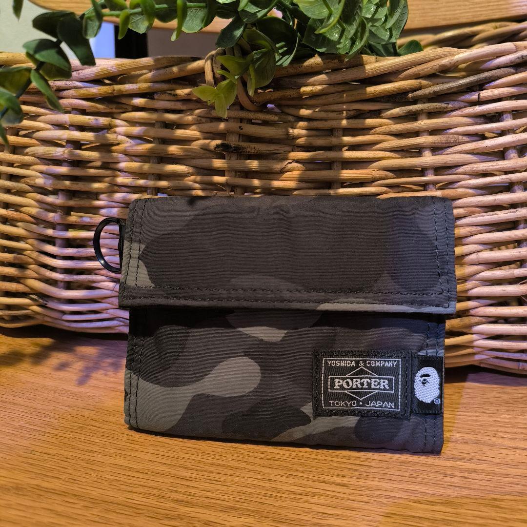 値下げ　美品　PORTER　ポーター　エイプ　財布　カモフラージュ柄