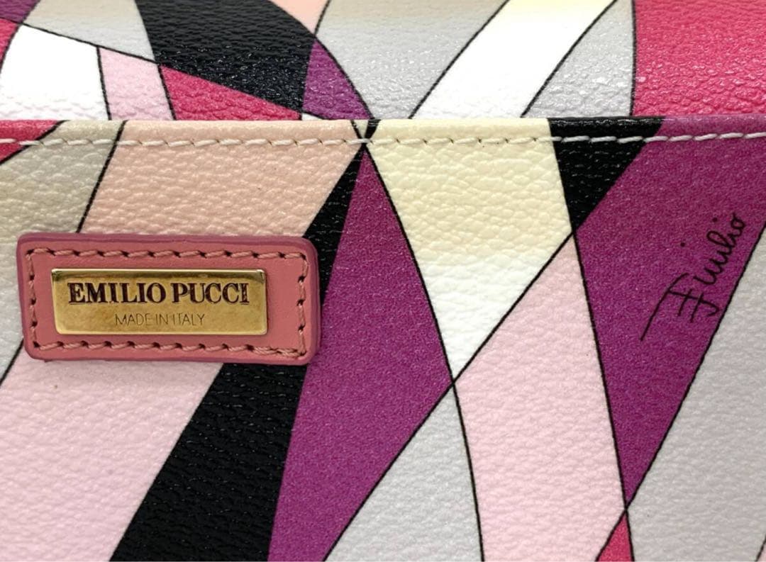 T04/109EMILIOPUCCIエミリオプッチプッチ柄ポーチ マルチカラー
