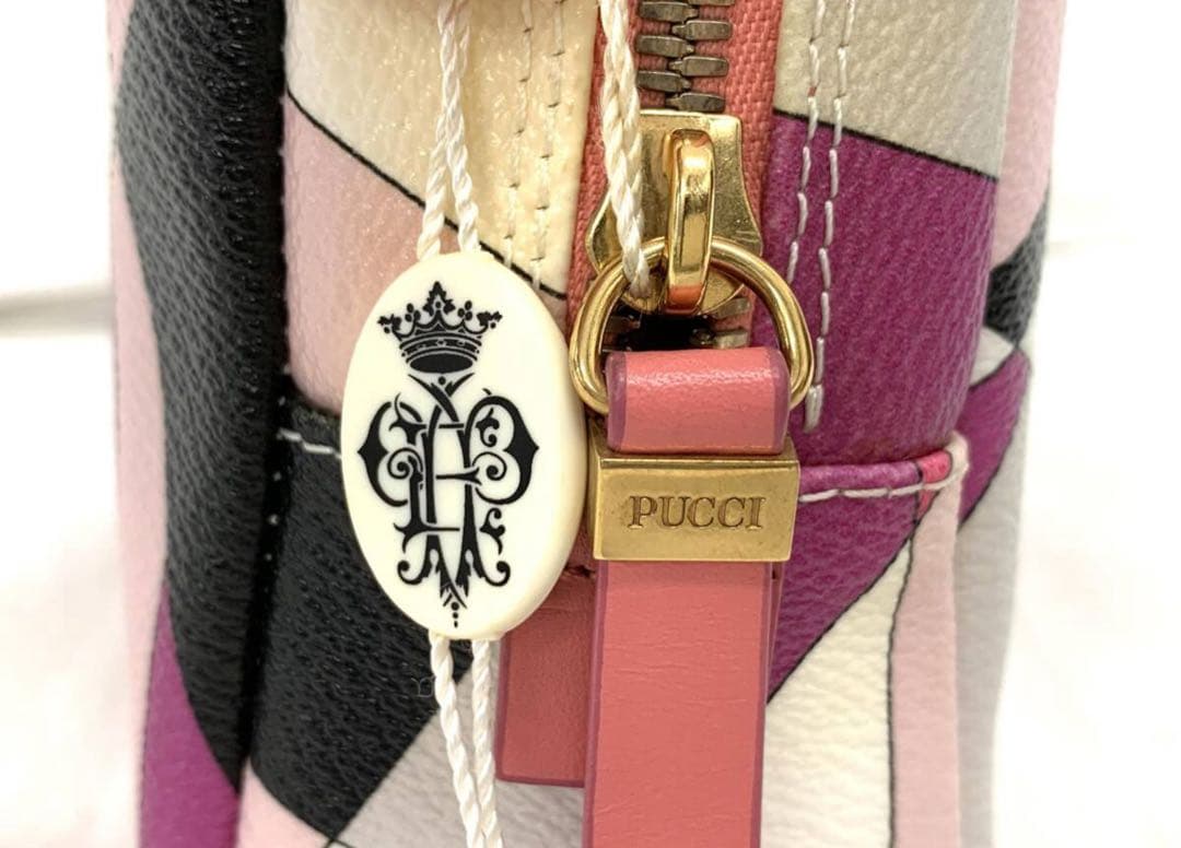 T04/109EMILIOPUCCIエミリオプッチプッチ柄ポーチ マルチカラー