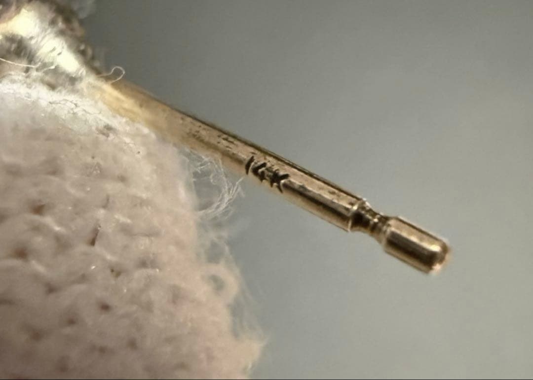 【正規品】クロムハーツ ドロップピアスwithルビー 原本あり