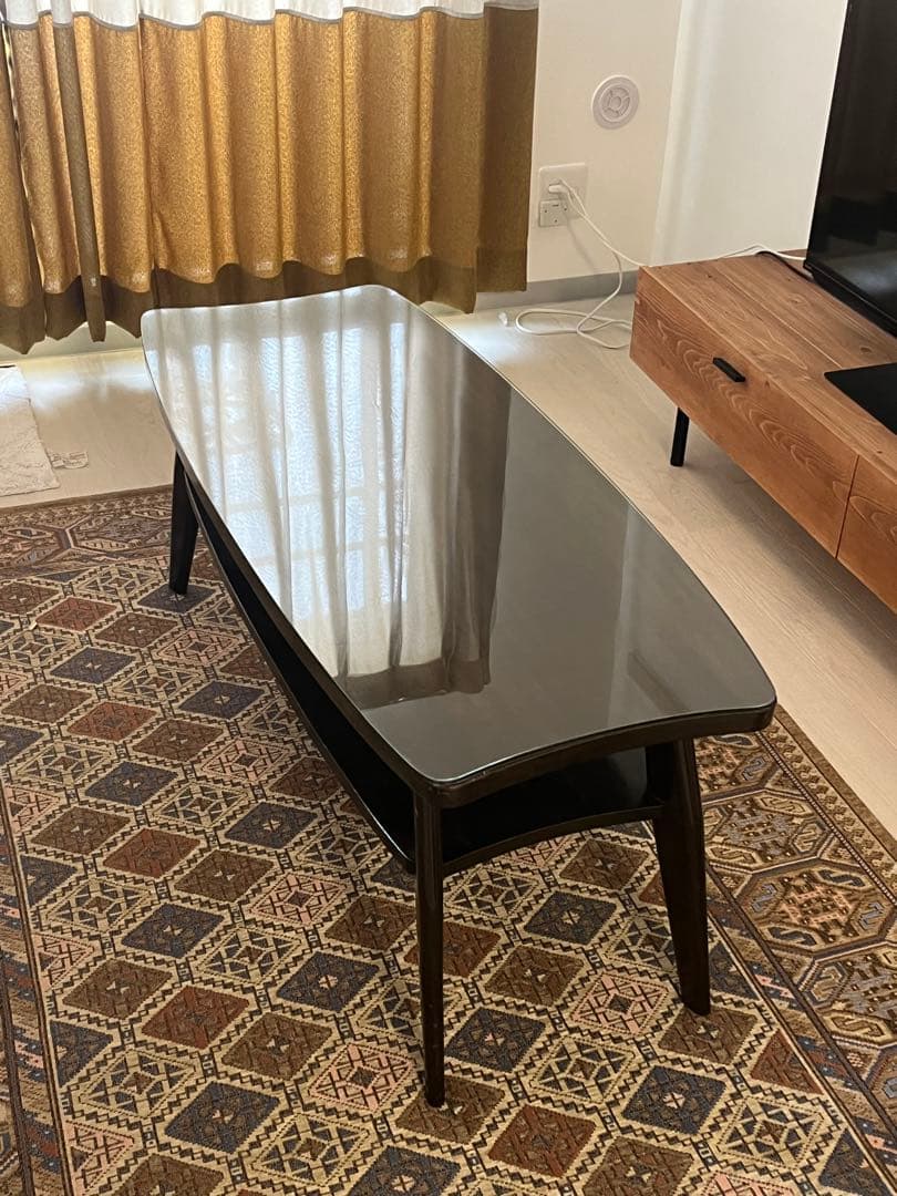 1950-60's 横浜元町竹中家具 欅無垢 Coffee Table