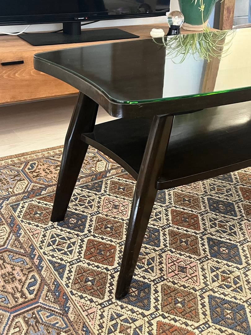 1950-60's 横浜元町竹中家具 欅無垢 Coffee Table