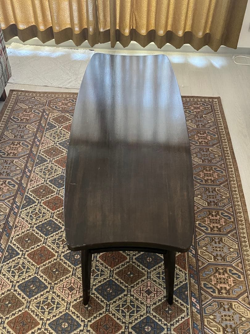 1950-60's 横浜元町竹中家具 欅無垢 Coffee Table