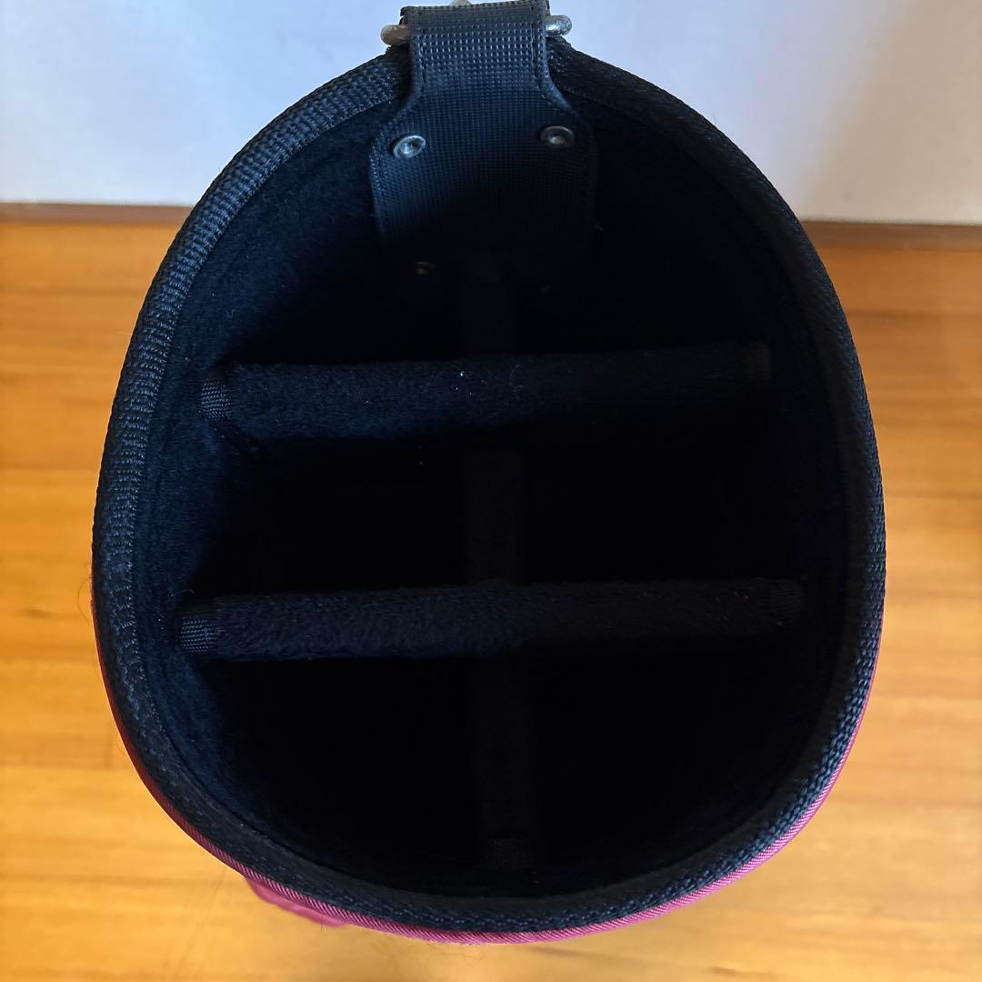 POLO GOLF キャディバッグ 赤 フード付き