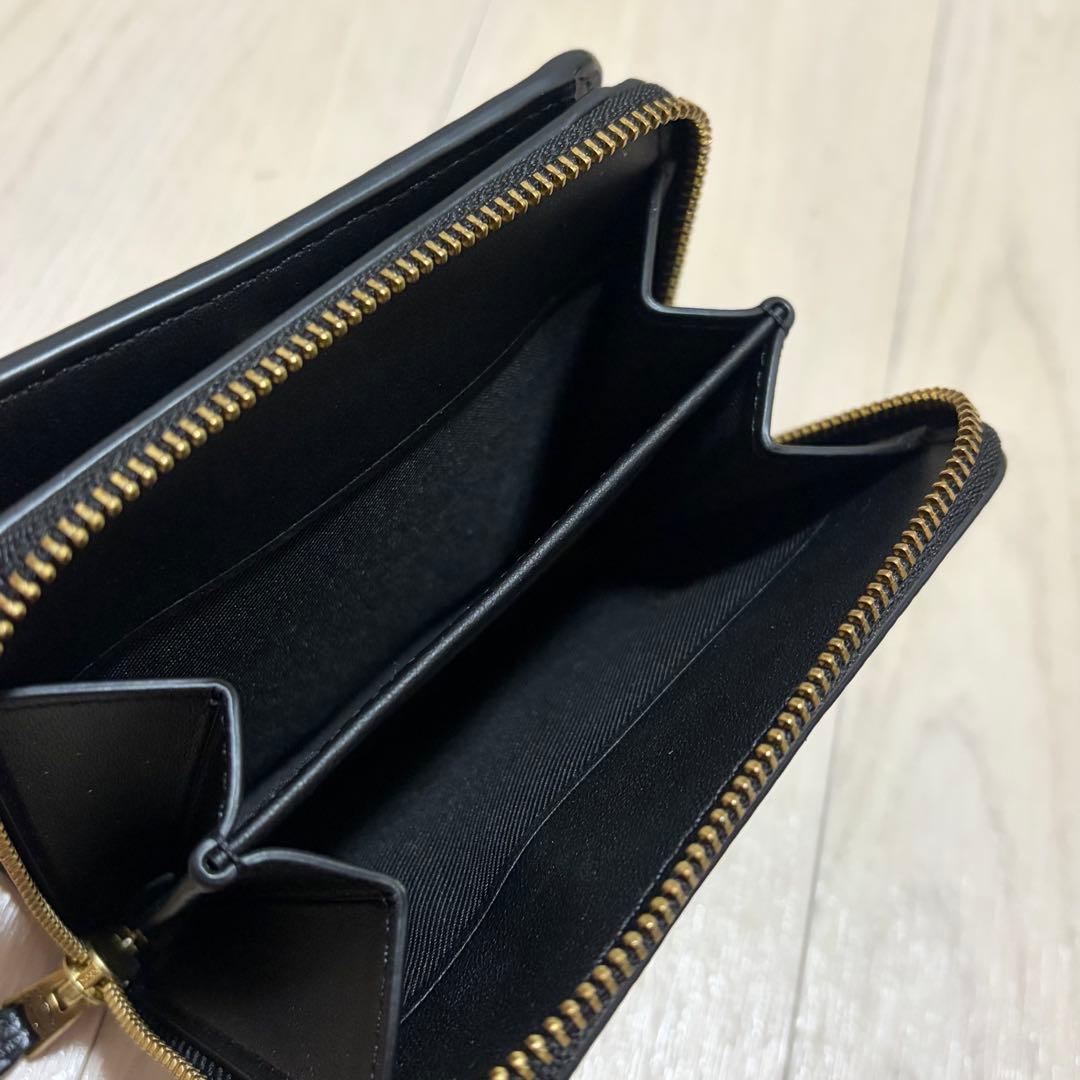 COACH ビルフォールド レキシー 恐竜 財布 ウォレット ケース 黒