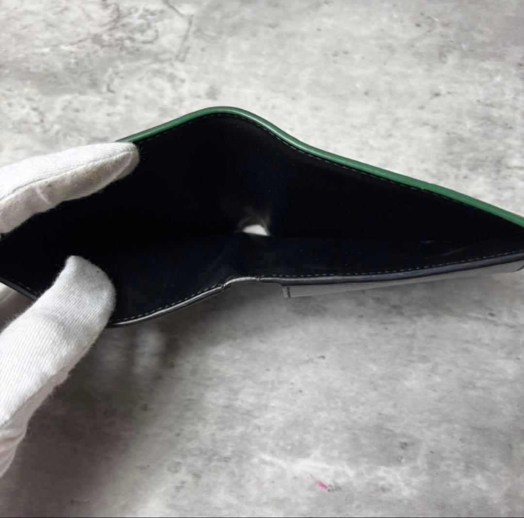 極美品✨ボッテガヴェネタ 二つ折り財布 カセット レザー 本革 ブラック