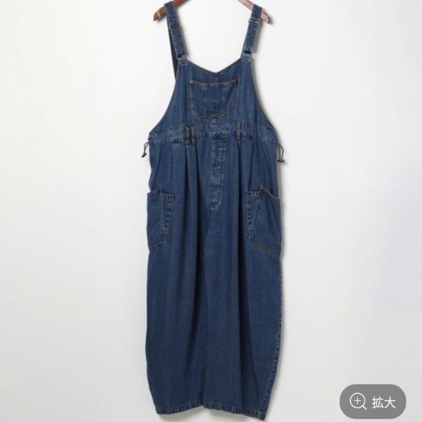 be with M Misayoラクテロサロペット インディゴ Lサイズ